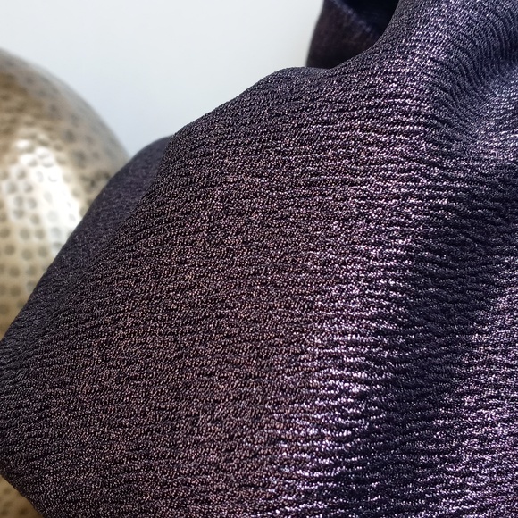 Express Purple Iridescent Shimmery Metallic Wiggle Straight Pencil Skirt 0 - Picture 9 of 16
